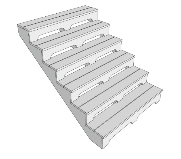 Escaliers et marches