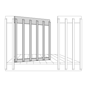 Barrière Fugue 36"